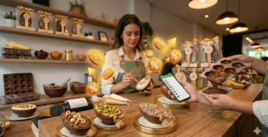 Fábrica de ovos Páscoa com produção artesanal de ovos de chocolate, mostrando preparo, decoração e oportunidade de lucro na Páscoa.