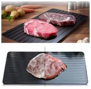 Placa de descongelamento rápida para carnes e alimentos