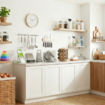 Top 10 baratinhos da Sho para cozinha: utensílios práticos e baratos como amassador, tampas de silicone, borrifador de azeite e fatiador, que ajudam na organização e praticidade da cozinha.